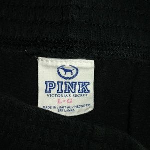 PINK Victoria's Secret Shorts - Victoria's Secret PINK Black Logo Shorts Sz Large PINK Victoria's Secret Shorts - Victoria's Secret PINK Black Logo Shorts Sz Large